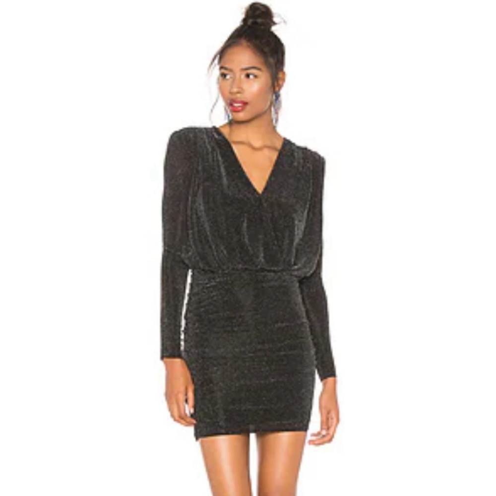 Bailey 44 Night Fever Sparkle Dress in Black size xs